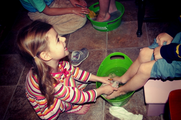Washing Feet At Easter Service 44
